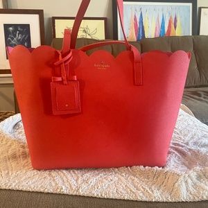 Kate Spade Scalloped Tote Bag